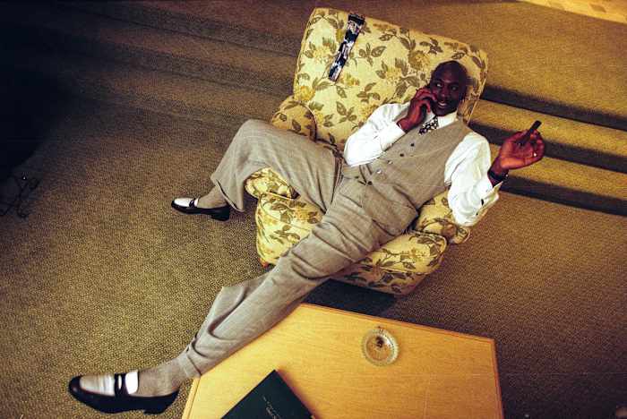 Jordan the "crusty oldster, beaten down by fame and...his own searing competitiveness."